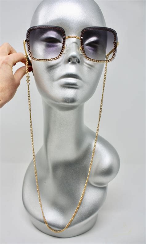 chanel sunglasses chain